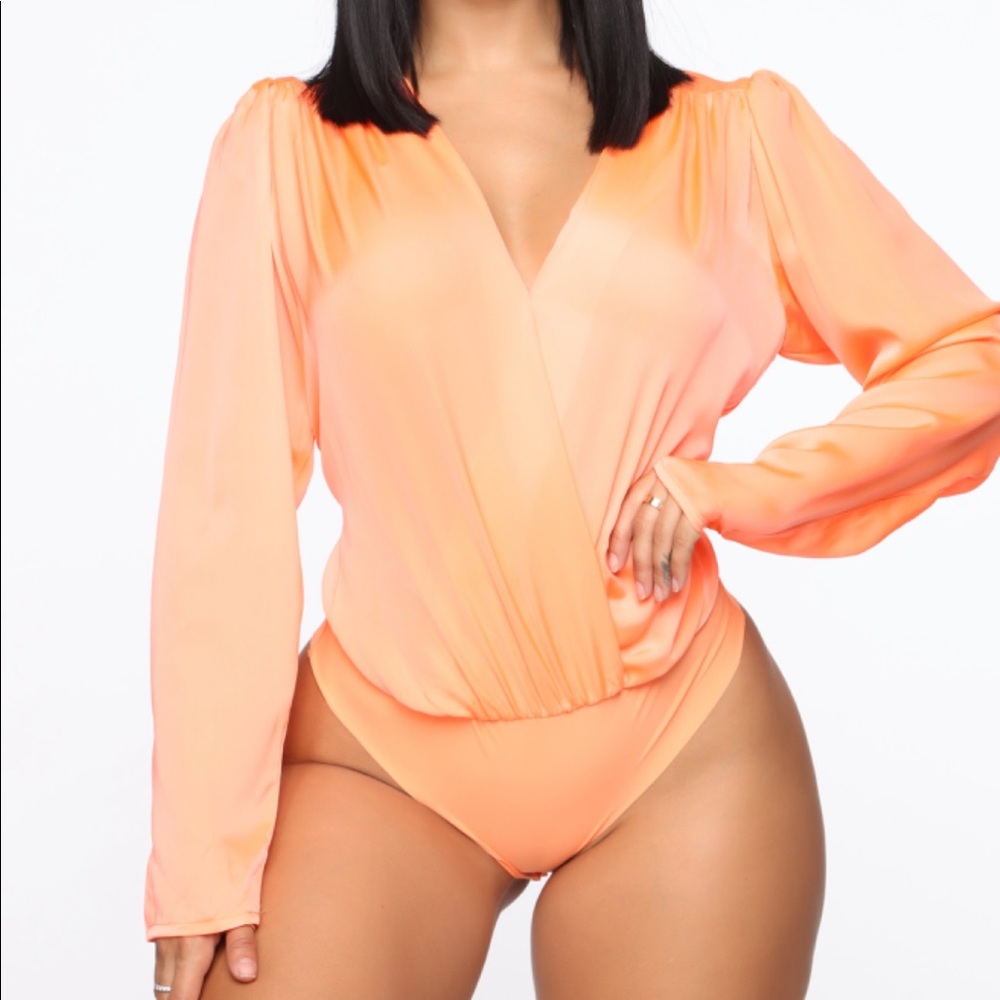 NWT neon orange bodysuit - perfect for summer!